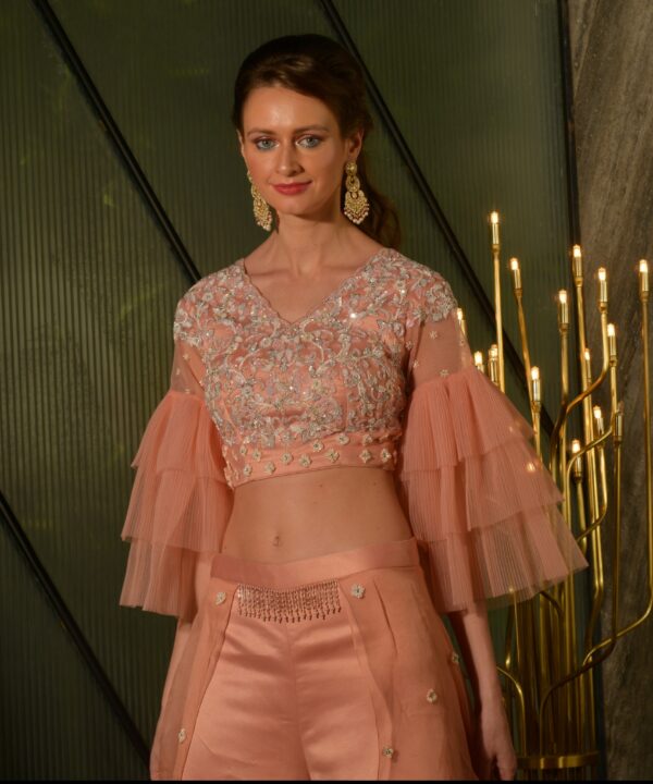 Palazzo Set with Back Trail