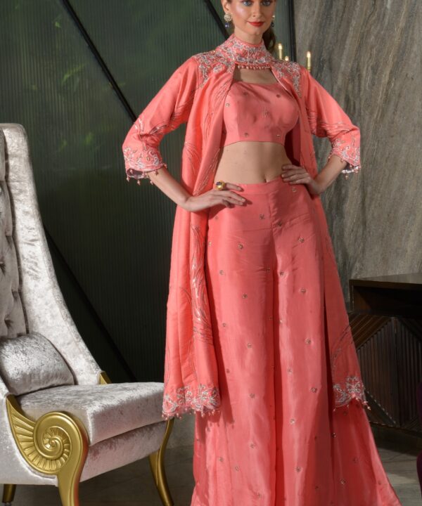 Jacket with Palazzo Pants