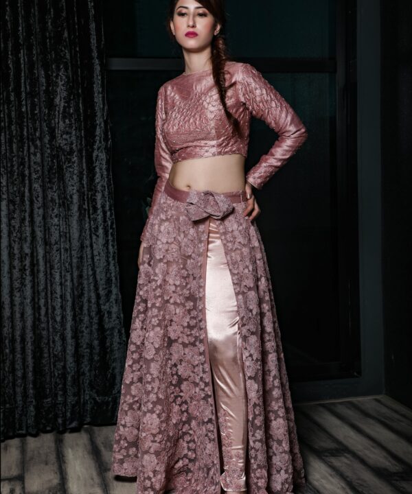 Pants with Joined Skirt