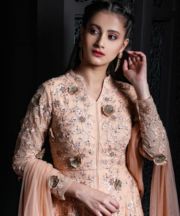 Flared Dress with Pants