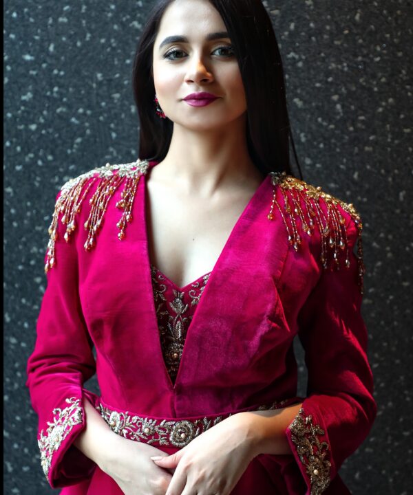 HotPink Embroidered Suit